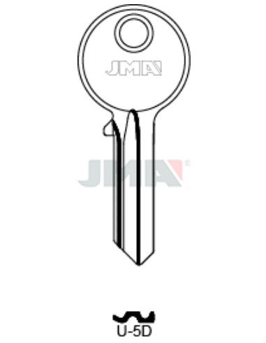 LLAVE EN BRUTO U-5D