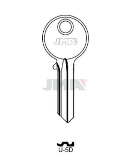 LLAVE EN BRUTO U-5D