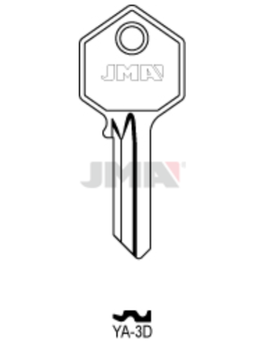 LLAVE EN BRUTO YA-3D