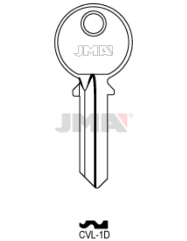 LLAVE EN BRUTO CVL-1D