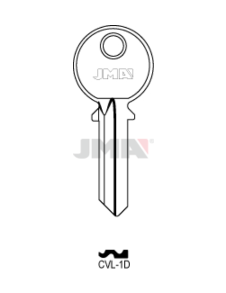 LLAVE EN BRUTO CVL-1D