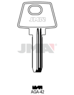 LLAVE EN BRUTO LATON SEGURIDAD AGA-42
