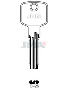 LLAVE EN BRUTO LATON SEGURIDAD CI-26