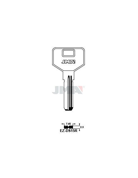 LLAVE EN BRUTO LATON SEGUR