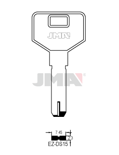 LLAVE EN BRUTO LATON SEGURIDAD EZ-DS15