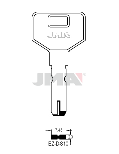 LLAVE EN BRUTO ALPACA SEGURIDAD EZ-DS10
