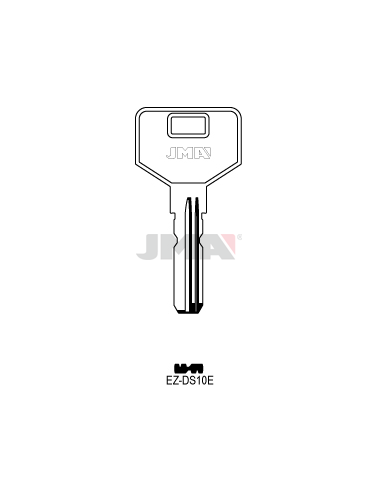 LLAVE EN BRUTO ALPACA SEGURIDAD EZ-DS10E