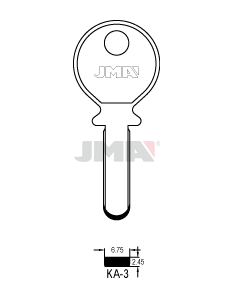 LLAVE EN BRUTO ALPACA SEGURIDAD KA-3