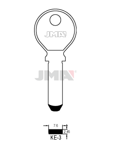 LLAVE EN BRUTO ALPACA SEGURIDAD KE-3