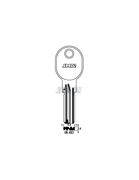 LLAVE EN BRUTO LATON SEGUR