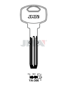 LLAVE EN BRUTO LATON SEGURIDAD YA-306