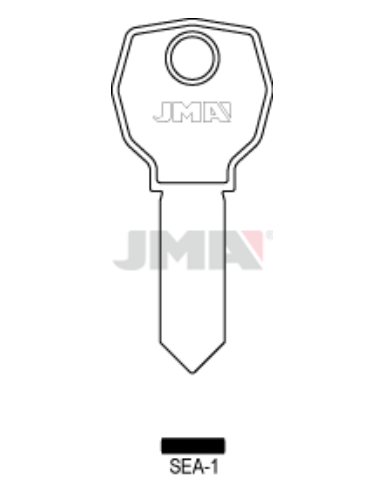 LLAVE EN BRUTO ALPACA SEGURIDAD SEA-1