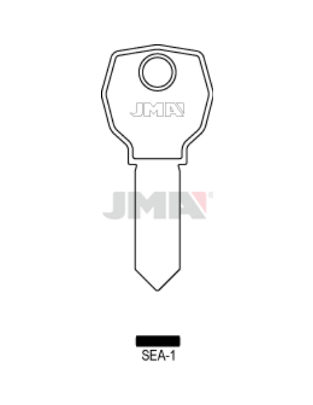 LLAVE EN BRUTO ALPACA SEGURIDAD SEA-1