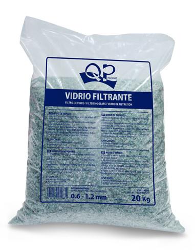 VIDRIO FILTRANTE PISCINA 20 KG