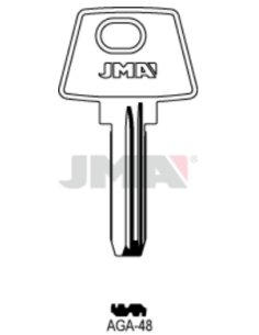 LLAVE EN BRUTO LATON SEGURIDAD AGA-48