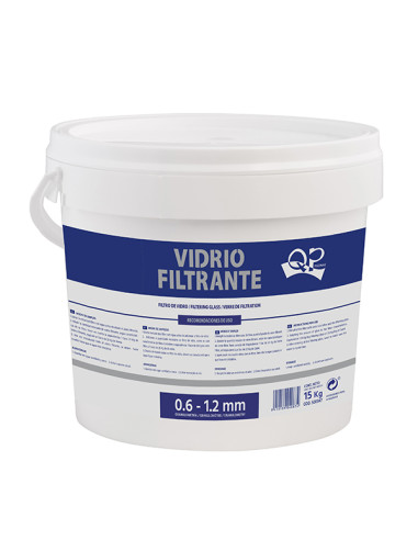 VIDRIO FILTRANTE 0,6-1,2 MM 15 KG