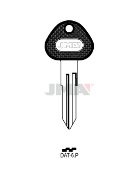 LLAVE EN BRUTO COCHE DAT-6P