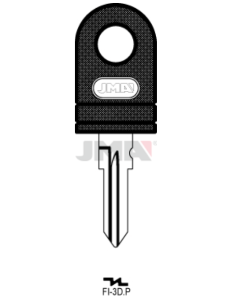 LLAVE EN BRUTO COCHE FI-3DP