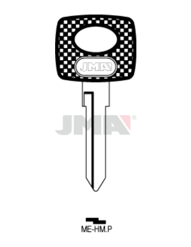 LLAVE EN BRUTO COCHE ME-HMP