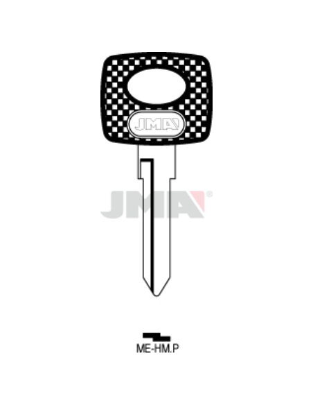 LLAVE EN BRUTO COCHE ME-HMP