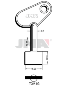 LLAVE EN BRUTO GORJA JMA TOV-1G