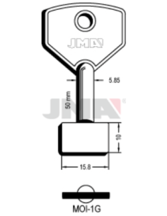 LLAVE EN BRUTO GORJA JMA MOI-1G