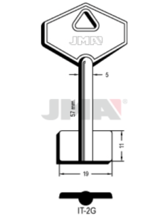 LLAVE EN BRUTO GORJA JMA IT-2G