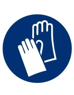 ADH CIRCULAR OBLIGATORIO GUANTES 9 CM
