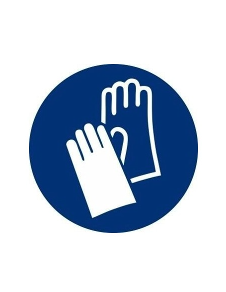 ADH CIRCULAR OBLIGATORIO GUANTES 9 CM