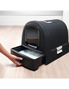 CAJA ASEO GATOS RATAN ANTRACITA 2