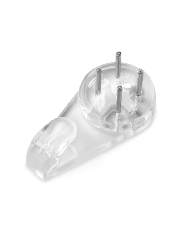 COLGADOR PARED TRANSPARENTE BL4 100X40X120