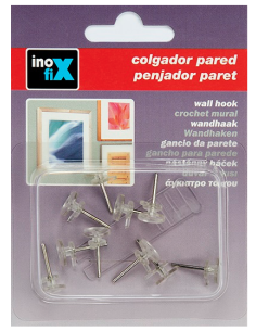 COLGADOR PARED TRANSPARENTE BL10 100X40X120