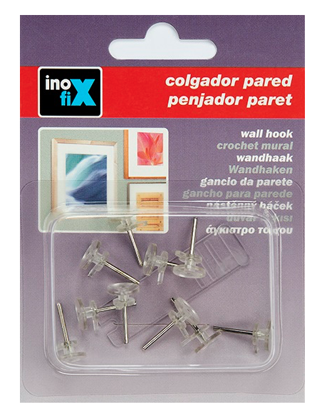 COLGADOR PARED TRANSPARENTE BL10 100X40X120