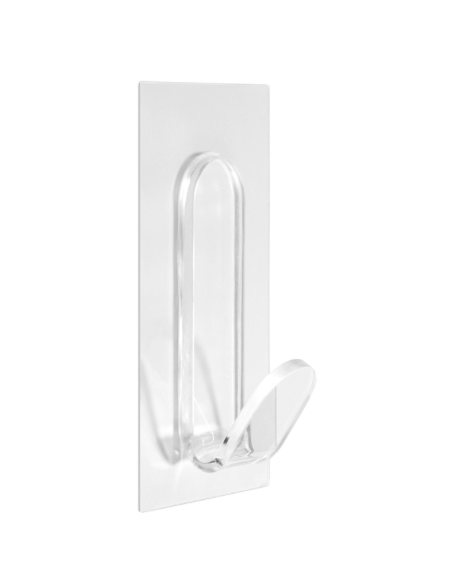 COLGADOR ADH REUTILIZABLE TRANSPARENTE 100X40X120