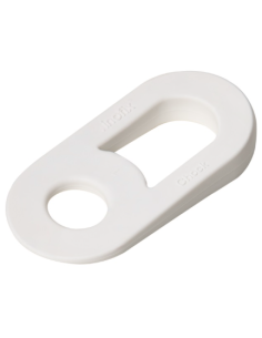 CUÑA PARA PUERTA CHOCK BLANCO NIEVE 100X40X120