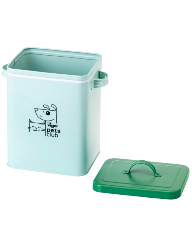 CONTENEDOR METAL COMIDA MASCOTAS 5 L