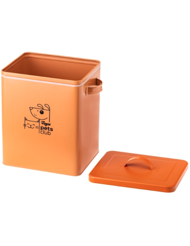 CONTENEDOR METAL COMIDA MASCOTAS 12 L