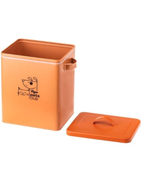 CONTENEDOR METAL COMIDA MASCOTAS 12 L