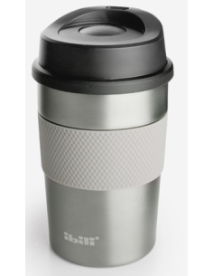 VASO TERMICO DOBLE PARED LUXE TITANIO 360 ML