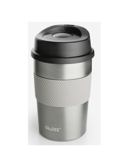 VASO TERMICO DOBLE PARED LUXE TITANIO 360 ML