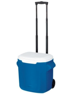 NEVERA RIGIDA AZUL PERFORMANCE C/RUEDAS 26 L