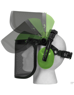 PANTALLA PROTECCION + AURICULAR 2