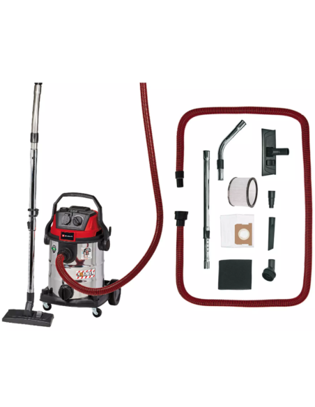 ASPIRADOR INOX SECO HUMEDO 25L 1200 W