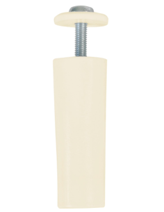 TOPE PERSIANA C/TORNI. MARFIL 60MM