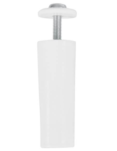 TOPE PERSIANA C/TORNI. BLANCO 60MM