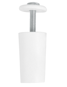 TOPE PERSIANA C/TORNI. BLANCO 40MM