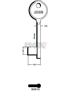 LLAVE EN BRUTO GORJA LATON