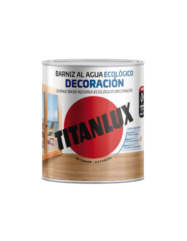 BARNIZ ECO DECO AGUA MAT INCOLORO 750 ML