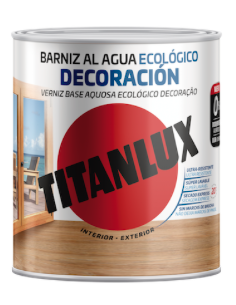BARNIZ ECO DECO AGUA BTE CAOBA 750 ML