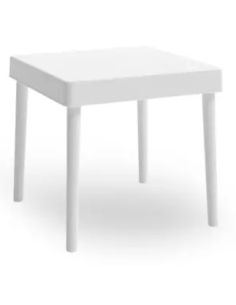 MESA AUX PP BLANCA ALBA 50X50X48CM